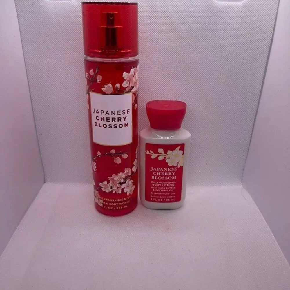 Bath & Body Works Japanese Cherry Blossom 2 PCS. Set